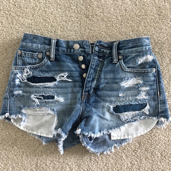 American Eagle Outfitters Pants - American Eagle High Rise Festival Jean Shorts